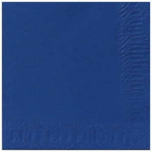 Servett DUNI 1-lags 33x33cmMörkblå500/F
