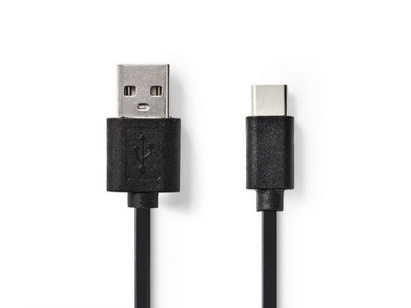 Kabel NEDIS USB-A-USB-C 3m svart