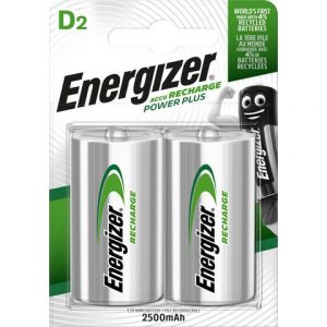 Batteri Laddbar ENERGIZER D HR20 2/FP