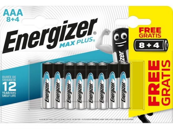 Batteri ENERGIZER Max Plus AAA 12/FP