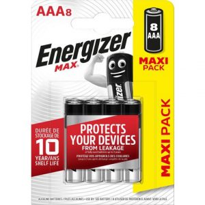 Batteri ENERGIZER Max AAA 8/FP