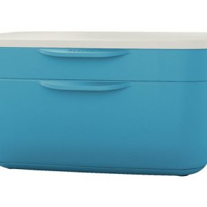 Blankettbox LEITZ COSY 2 lådor blå