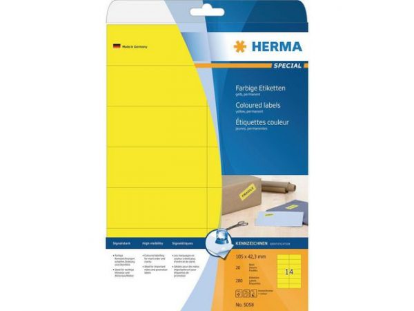 Etikett HERMA 105x42