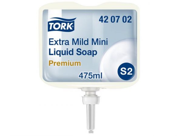 Tvål TORK Pre S2 Extra mild vit 475ml