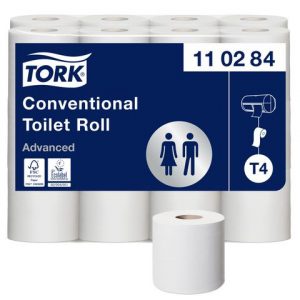 Toalettpapper TORK Adv T4 2-lag 24/FP