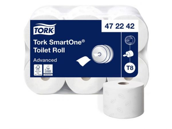 Toalettpapper TORK Adv T8 2-lag 6/FP