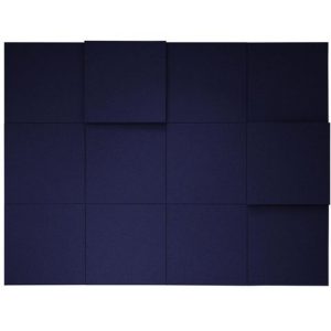 Bordsskärm ABSTRACTA softline 83x65 blå