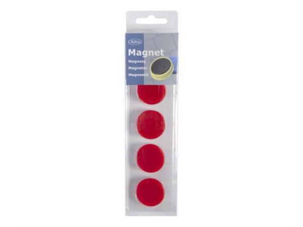 Magnetknappar ACTUAL 30 mm röd 5/fp