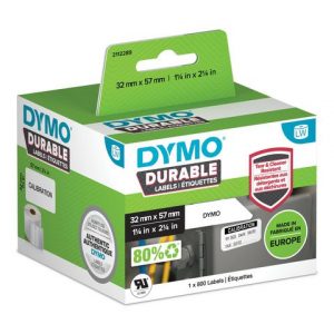 Etikett DYMO 57mm x 32mm 800/FP