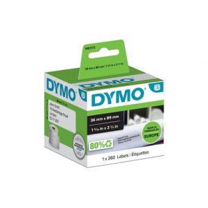 Etikett DYMO 89x36mm 260/FP