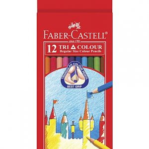 Färgpenna Tri Color Pencil Long 12x5/FP
