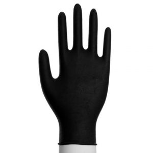 Handske nitril puderfri svart S 100/FP