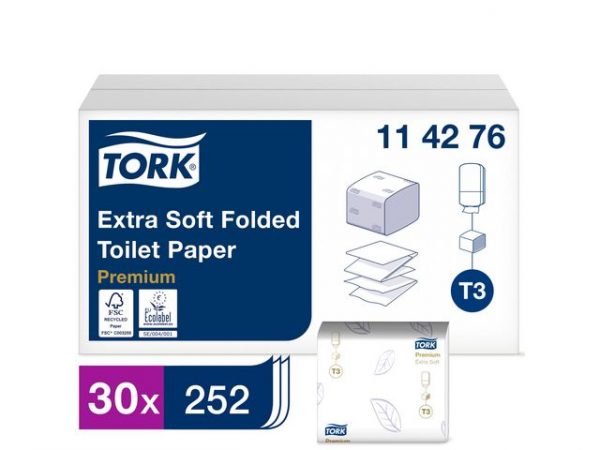 Toalettpapper TORK Pre T3 Vikt 7560/fp