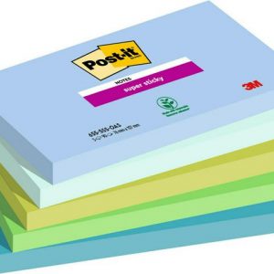 Notes POST-IT SS Oasis 76x127mm 5/fp