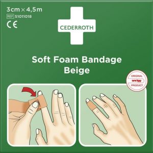 Plåster CEDERROTH SoftFoam 3cmx4