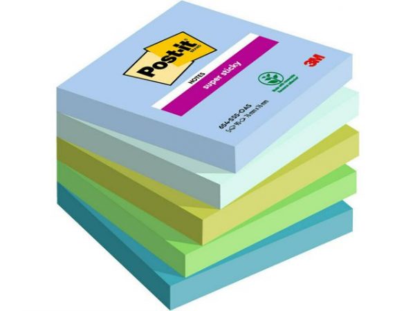 Notes POST-IT SS Oasis 76x76 5/fp