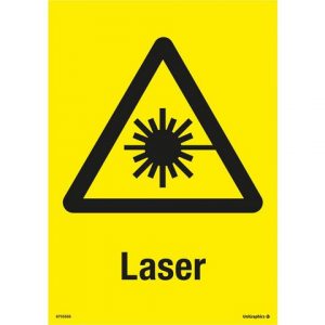 Skylt Laser A4 Plast
