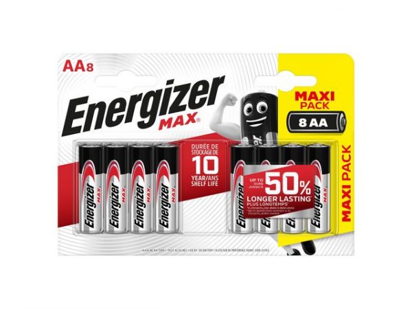 Batteri ENERGIZER Max AA 8/FP