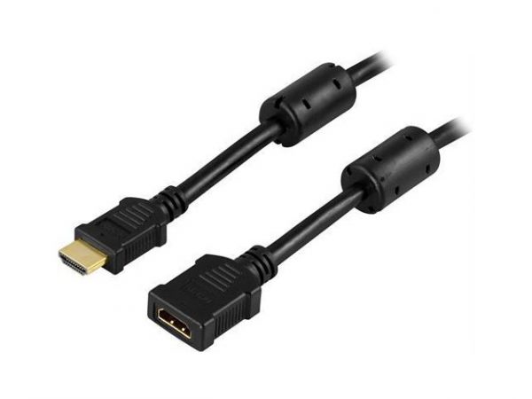 Kabel DELTACO HDMI Förlängning Ha-Ho 5m