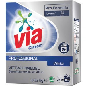 Tvättmedel VIA Pro Form. White 8