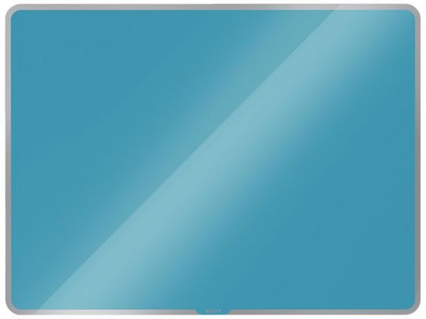Glastavle LEITZ Cosy 80x60cm blå