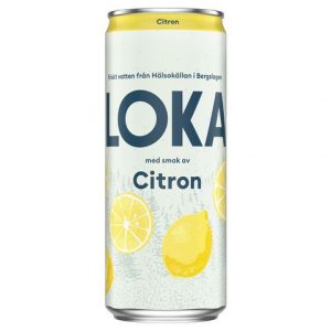 Vatten LOKA Citron Burk 33cl