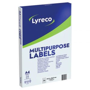 Etikett LYRECO 63