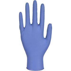 Handske nitril pud./accfri blå XS 100/FP