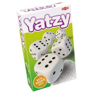 Spel Yatzy med trätärningar