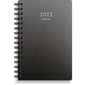 Dagbok PP-plast svart - 1023