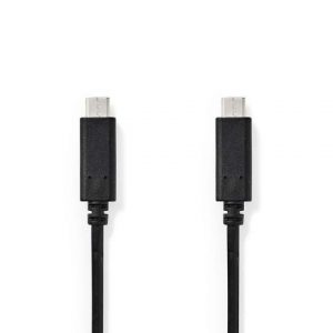 Kabel NEDIS USB-C - USB-C 2m svart