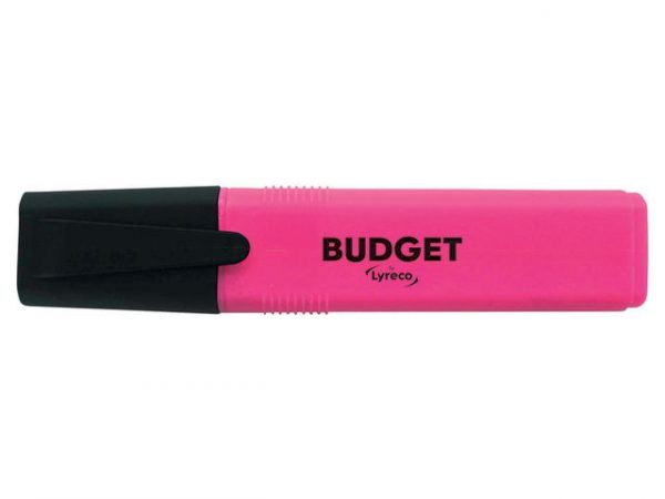 Överstrykningspenna LYRECO budget rosa