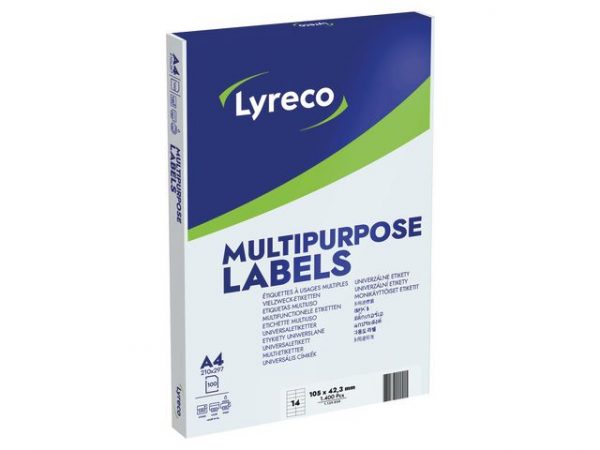 Etikett LYRECO 105x42