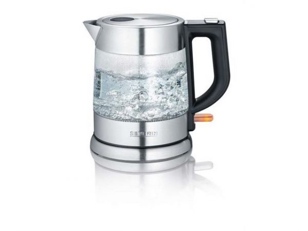 Vattenkokare glas 1 liter 2200W