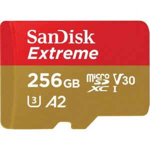 Minneskort SANDISK MicroSDXC Extr. 256GB