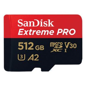 Minneskort SANDISK MicroSDXC E. Pro512GB