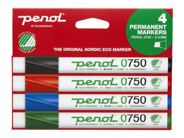 Märkpenna PENOL 0-750 perm 2-5mm 4/fp