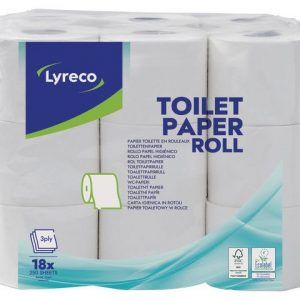 Toalettpapper LYRECO 30m 18/fp