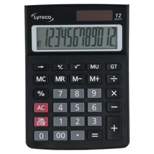 Bordsräknare LYRECO bord 12 siffror