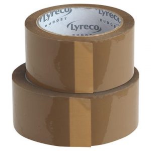Packtejp LYRECO PP 50mmx100m brun 6/FP