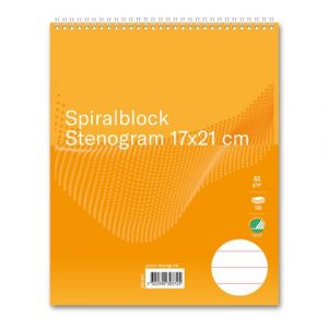 Spiralblock FORMAT stenogram 170x210mm