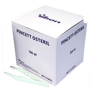 Pincett plast osteril vit 50/FP