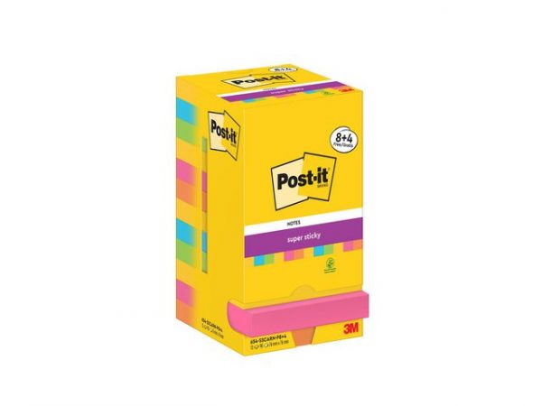 Notes POST-IT SS 76x76mm Carnival 12/fp