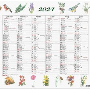 Väggkalender Stora Naturalmanackan- 5040