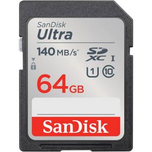 Minneskort SANDISK SDXC Ultra 64GB