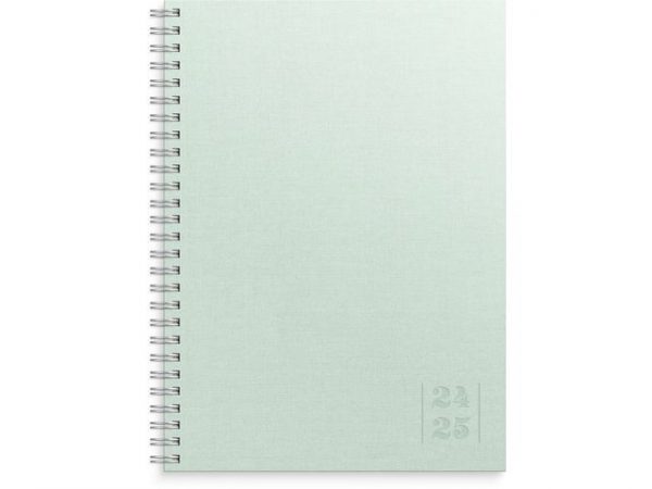 Kalender Study Textile grön A5 24/25