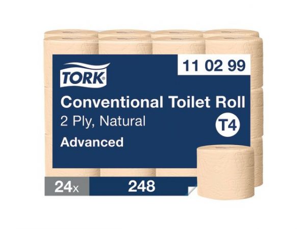 Toalettpapper TORK Adv T4 natur 24/fp