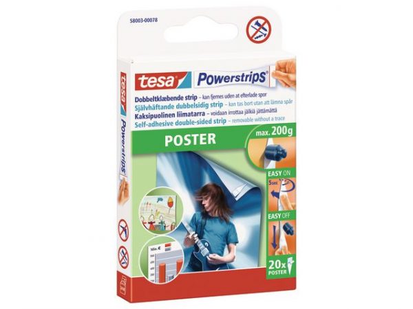 Powerstrips TESA Poster 20/fp