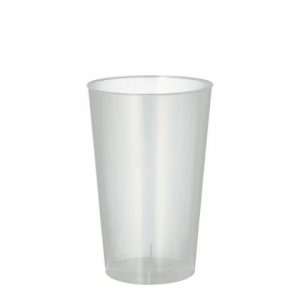 Plastglas Återanvändbart 30cl 25/fp