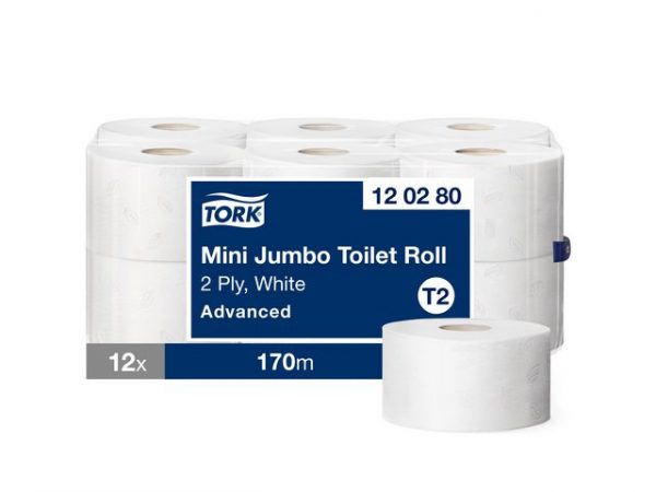 Toalettpapper TORK Adv T2 2-lag 12/fp